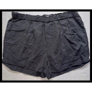 G X F Shorts Womens Large Gray Elastic Waist Casual Summer Lounge